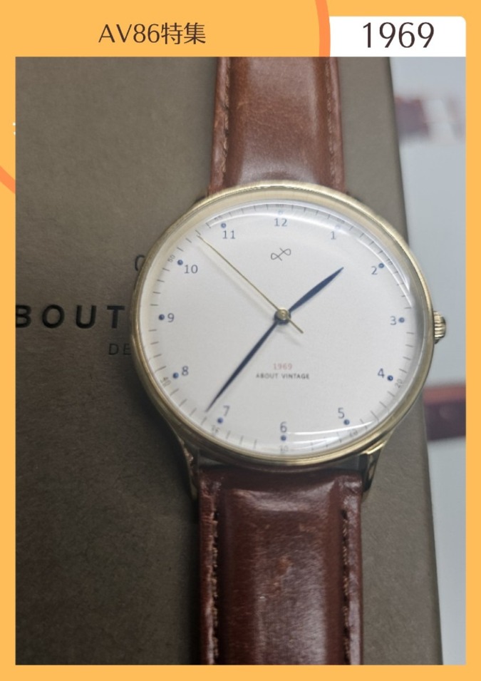 AV86 ⌚1969 39mm White のご紹介🎁(購入特典あり)
