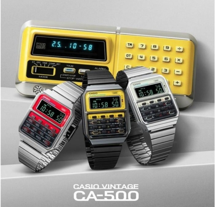 【欲しい！】CASIO CA-500：懐かしいのに新しい、レトロ電卓ウォッチ