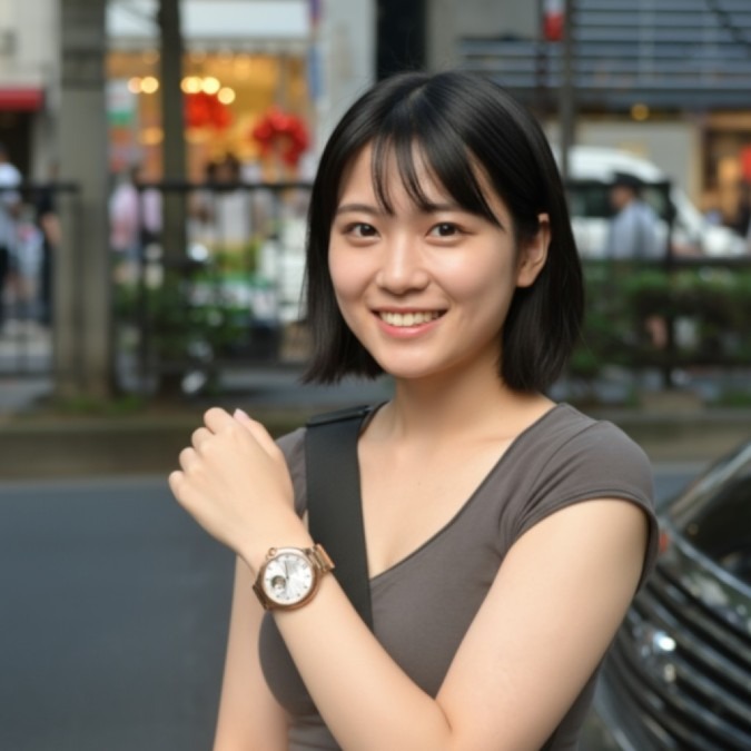 Watch-logガール企画　「時計と私」※マキさんの時計と私