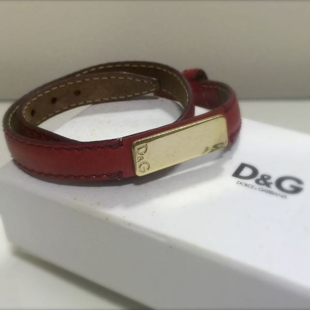 D&G レザーブレスレット　時計にあいます!!