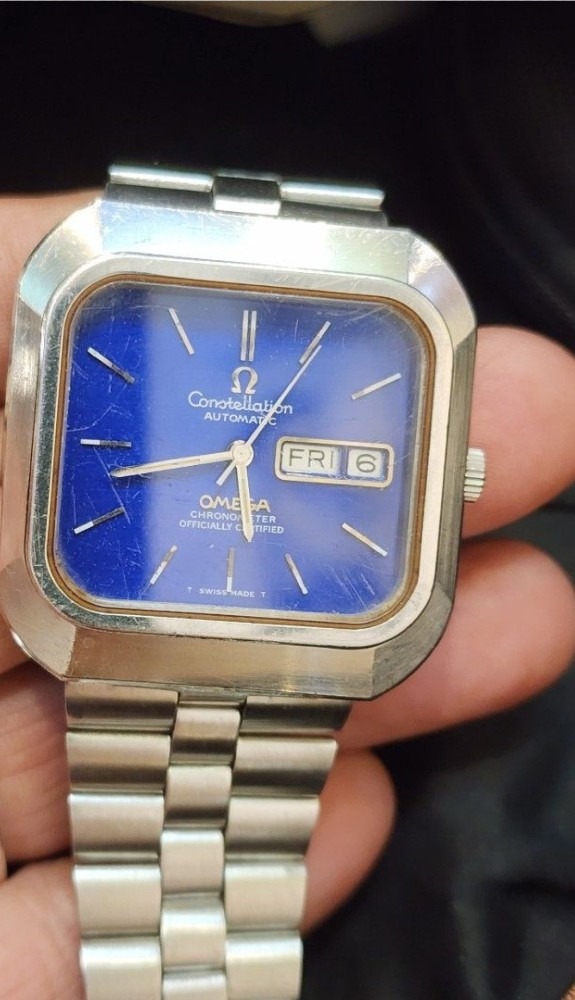 オメガ コンステレーション（自動巻き / デイデイト）、恐らく1970年代のモデルだと思います。