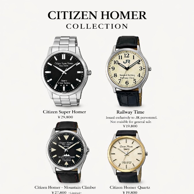 自作腕時計パンフレット