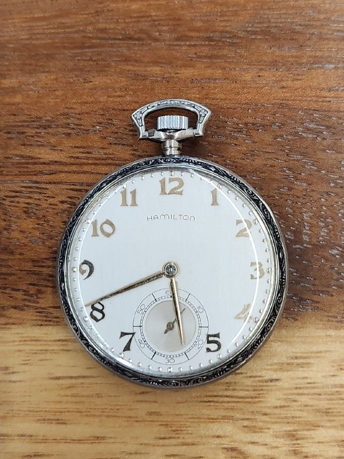 ハミルトンのヴィンテージ懐中時計