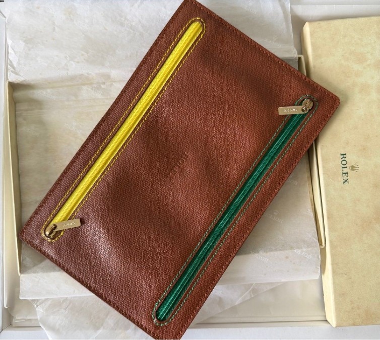 ロレックスレザーポーチ