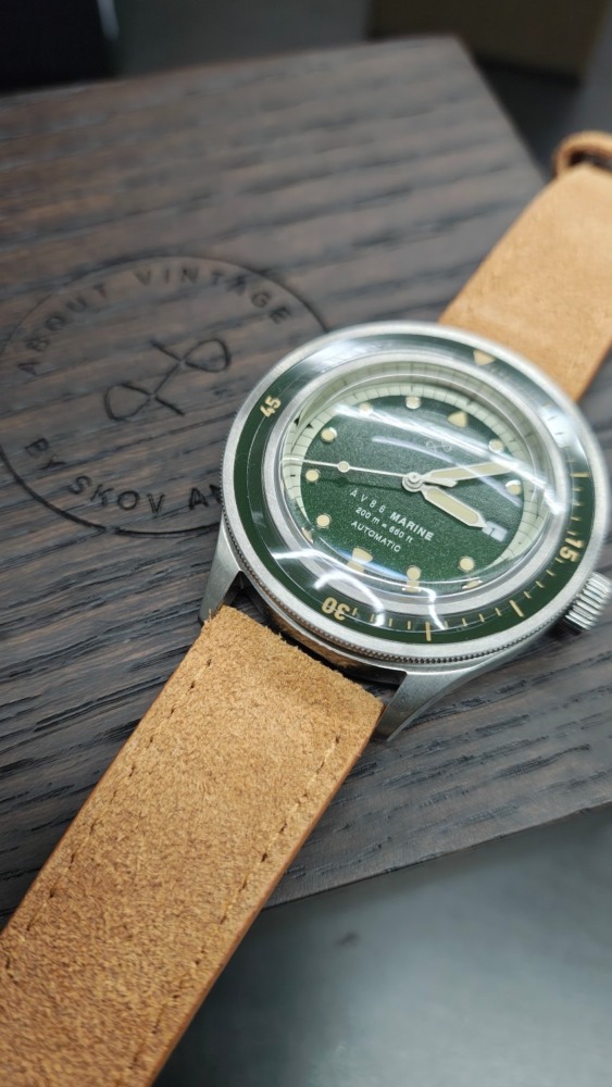 AV86 ⌚1956 Marine Automatic グリーン のご紹介🎁（購入特典あり）