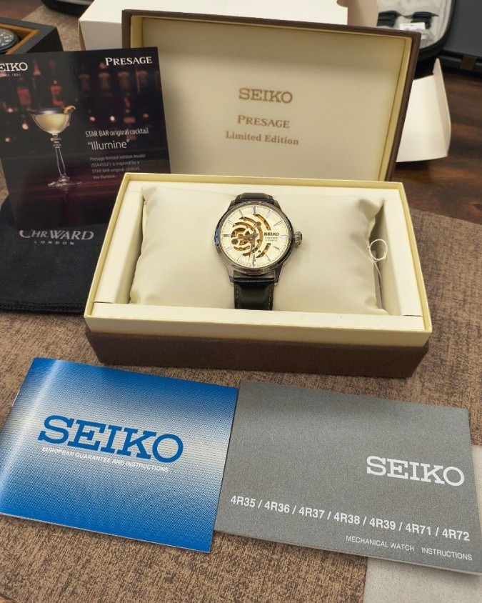 🍸SEIKO PRESAGE Limited Edition “Illumine”✨